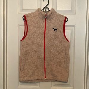 PINK Sherpa vest